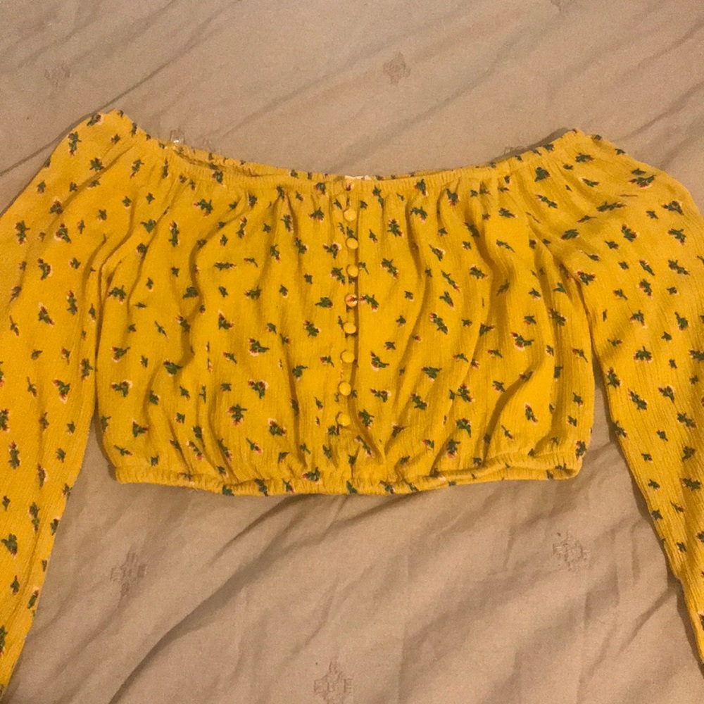 PacSun long sleeve crop top